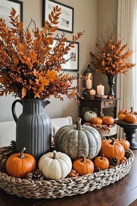Pumpkin-Centerpieces-as-a-cozy-autumn-decoration-ideas-for-that-aesthetic-finish