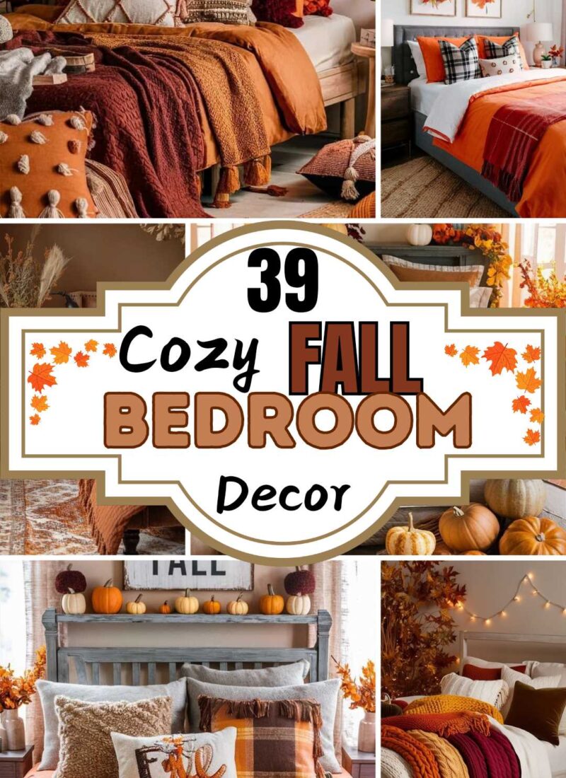 39 COZY FALL BEDROOM DECOR AESTHETICS TO RECREATE