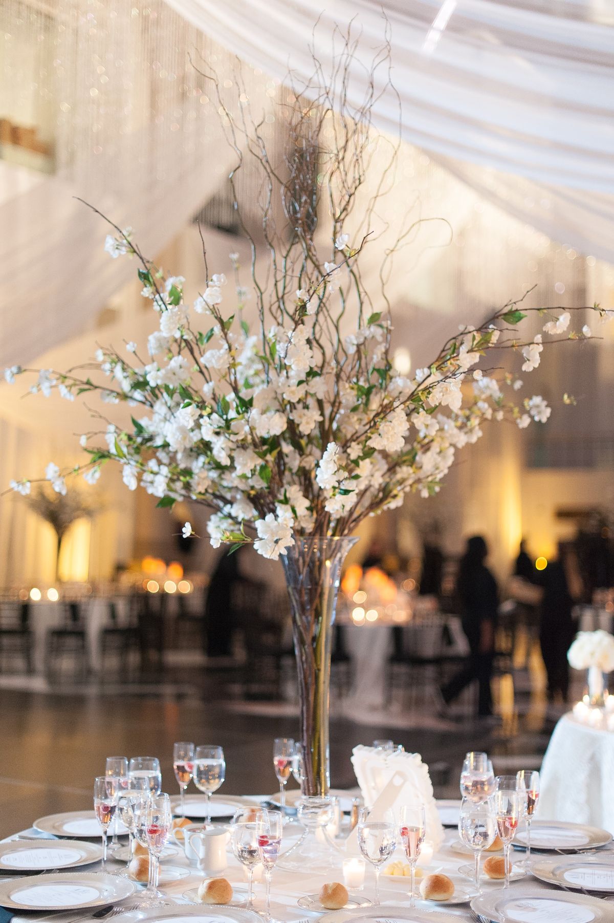 Seasonal Branches in Tall Vases